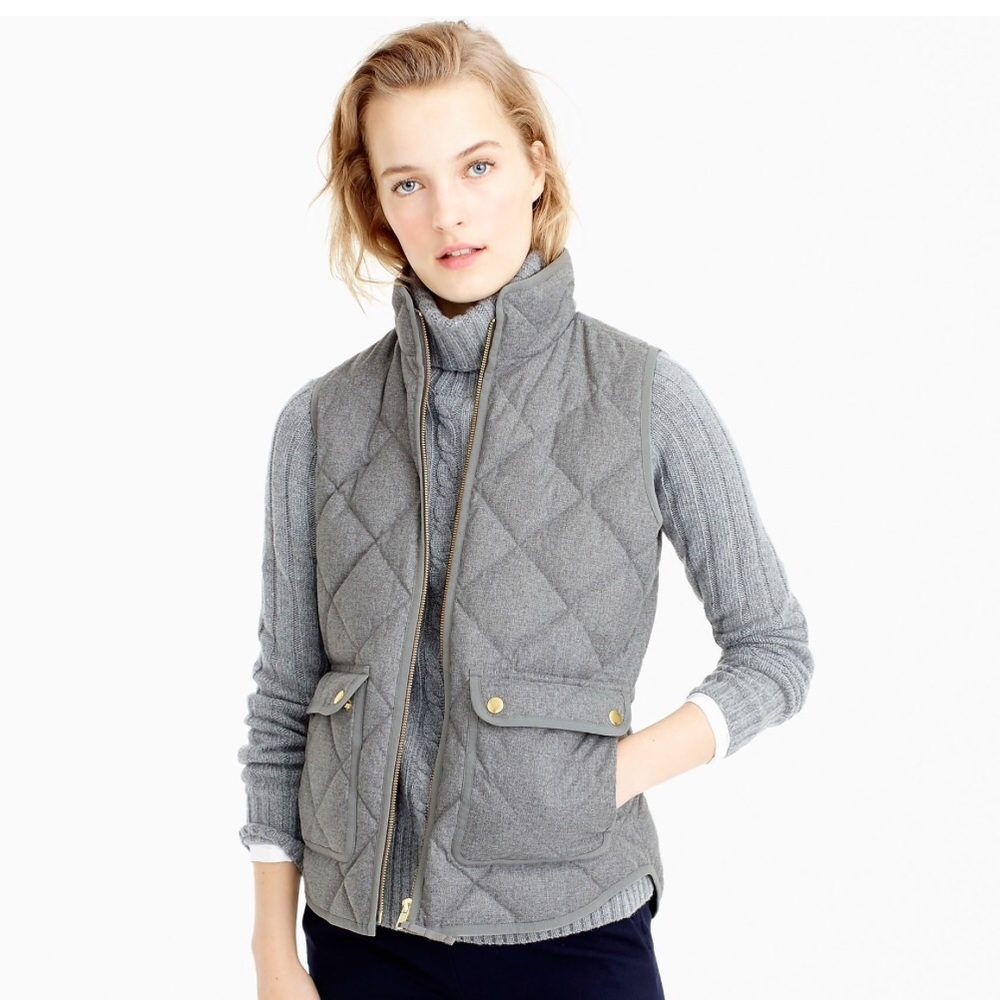 JCrew Quilted Puffer Vest - Picture 3 of 6